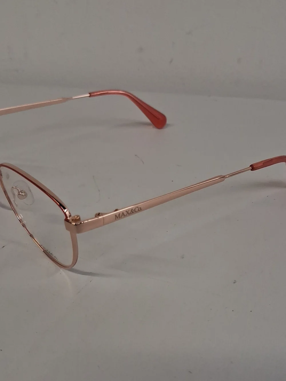 NWOT Womens Rxable Max & Co. MO5006 033 Rose Gold/pink Eyeglasd Frames